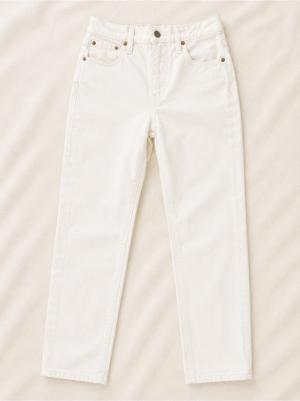 Madewell Women’s Perfect Vintage Straight Jeans in White
